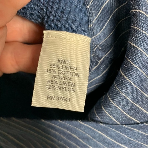 New J Jill Linen Blend sweater vest size small - Picture 3 of 4